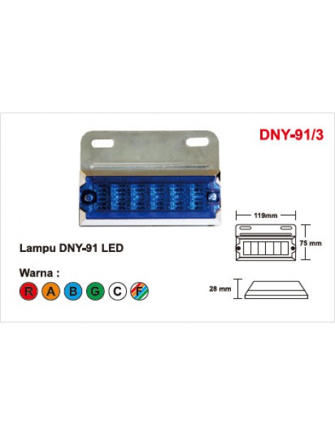 Lampu DNY-91 LED (3 Kabel)