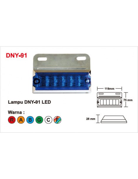 Lampu DNY-91 LED (2 Kabel)